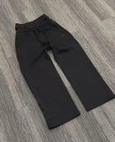 SHOPMOCHOY2K American New Harajuku Vintage Loose Double Waist Sweatpants Men Streetwear Hip Hop Popular Letters Embroidered Casual Pants