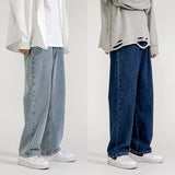 SHOPMOCHO Men's Jeans Pants Straight Trousers for Men Jean Spring Denim Mens Man Male Trendyol Streetwear Korean Fashion Men Boys  Sale