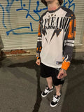 SHOPMOCHOY2K American марселин Jersey Long Sleeved T Shirt Men Women Street Wear Casual Baseball Jacket Harajuku Retro Loose Sports Shirt