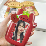 Shopmocho Kawaii Photocard Holder Kpop Photo Card Organizer Idol Photo Cards Display Supplies Photo Protector Sleeve Student Stationery