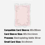 Shopmocho Electroplating Card Storage Cover Kpop Star Card Storage Personalized Fashion Accessories Decoration Office Study Supplies