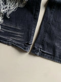 SHOPMOCHO American Vintage New Pattern Printing Black Baggy Jeans Men Y2K Gothic Harajuku Hip Hop Popular Casual Joker Wide-leg Pants