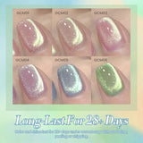 Shopmocho 10ml Green Cat Magnetic Gel Ultra Shine Holographic Glitter Semi Permanant Soak Off UV LED Gel Varnish For Manicure