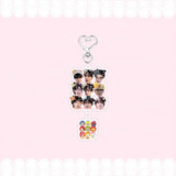 Shopmocho KPOP ZB1 Merch Keychain for Women Men ZEROBASEONE Kawaii Fashion Acrylic Fruit Key Ring Holder Gifts Car Bag Charm Accessories