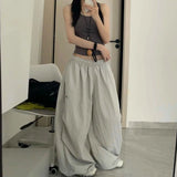 Shopmocho Oversized Black Sweatpants Women Y2K Harajuku Baggy Joggers Summer Streetwear Wide Leg Pants Korean Fashion Casual Trousers New
