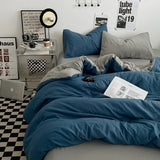 SHOPMOCHO Bedding Comforter sets Duvet Cover bedsheets set with pillowcase Bedding Linens Set for Queen/King Bed edredones de cama