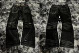 SHOPMOCHO Y2K Retro Punk Pink Totem Wide Leg Jeans Men Gothic High Street Hip Hop Washed Casual High Waist Floor Mopping Pants Women
