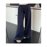 Shopmocho New Spring and Autumn Lazy Style Casual Pants High-end Low-waist Slimming Straight Loose Wide-leg Trousers Women