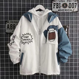 Shopmocho Korean Fashion Blackpink Long Sleeve Harajuku Zip Up Hooded Sweatshirts Top Autumn Kawaii Women's Clothing 2025 Streetwear