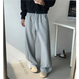 SHOPMOCHO New Men's Casual Pants Side Striped Wide Leg Outdoor sports pants Straight Sweatpants Neutral High-quality Long Baggy Trousers