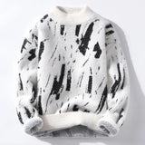 SHOPMOCHO Brand Clothing High Quality Fashion Sweaters/Male Loose Casual Knitted Pullover/Man Casual Round Neck Sweaters M-3XL
