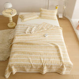 SHOPMOCHO Pure Cotton Three-layer Yarn Fabric Children Summer Blanket Spring Soft Skin Friendly Quilt Air Conditioner Comforter Adult Kid