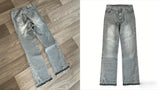 SHOPMOCHO American Retro Clothing Angel Print High-waisted Jeans Men Y2K High Street Trend Washed Oversized Floor-length Pants Women