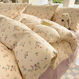 Shopmocho Floral Style Quilt Cover and Pillowcase Adults Kids Room Bedding Soft Blanket Cover Printed Duvets Cover Set housse de couette