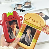 Shopmocho Kawaii Photocard Holder Kpop Photo Card Organizer Idol Photo Cards Display Supplies Photo Protector Sleeve Student Stationery