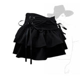 SHOPMOCHO New Fashion Women Hot Girl Sweet Kawaii Bow Vintage Y2k Clothes American Streetwear Sexy Summer A-line Gothic Mini Denim Skirts