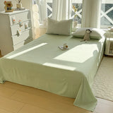 SHOPMOCHO Pure Cotton Home Textile Striped Bedding Set Simple Soft Duvet Cover Sheet Pillowcase Ins Style Bed Linens Queen King Size 2025