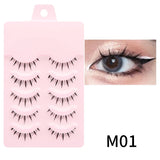 Shopmocho New Manga Lashes Soft Natural Eyelashes Thick False Eyelashes Manga Eyelashes Daily Dating Makeup Eyelashes Lashes Wispy
