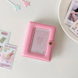 Shopmocho Travel Photo Album Small Card Storage Book Photocard Holder Card Holder 3 Inch INS Korean Style Mini Cute Photo Storage Album