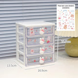 SHOPMOCHO Desktop Storage Box Organizer Student Drawer Box Pen Holder Cute Office Childrens Hair Accessories Stationery Rack Organizer Box