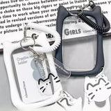 SHOPMOCHO Binder Photocard Holder Cute Keychain Photo Card Case Idol Cards Collect Book Picture Frame Photocard Kpop Stuff 포카 바인더