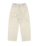 Shopmocho Light Colour Trend Dressing Up Korean Style Simple Baggy Angel Printed  Jeans 2025 Spring Necessary Solid Retro Straight Pants