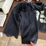 SHOPMOCHO Children Clothes Autumn New Wash and Fade Sweaters or Pants Han Fan Printed Boy's Fashionable Clothes