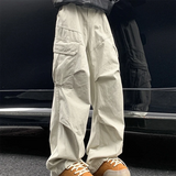 Shopmocho Spring Big Pocket Men's Cargo Pants Japanese Y2k Harajuku Loose Straight Wide Leg Trousers Baggy Pants Man Hip Hop Sweatpants