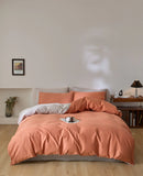 SHOPMOCHO 3pcs 100% Egyptian Cotton Duvet Cover Set 1pc Duvet Cover and 2pcs Pillowcases 150*200/220*220cm Single/double Queen King Size