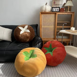 SHOPMOCHO ins cute soft cute mushroom tomato futon cushion bed cushion doll throw pillow lazy living room sofa pillow