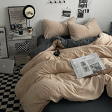 SHOPMOCHO Bedding Comforter sets Duvet Cover bedsheets set with pillowcase Bedding Linens Set for Queen/King Bed edredones de cama