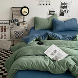 SHOPMOCHO Bedding Comforter sets Duvet Cover bedsheets set with pillowcase Bedding Linens Set for Queen/King Bed edredones de cama