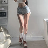 SHOPMOCHO New In Summer Female Short Jeans Pants High Waist Women's Denim Shorts Offer High Quality Korean Style To Wear Outdoor Hot Kpop