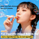SHOPMOCHO INS Funny Strange Cigarette Box Toy Photo Prop as Gifts for Your Friend Gng Device Bubble Machine Outdoor Portable Party Gifts