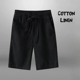 Shopmocho Men Shorts for Men Cotton Linen Casual Breathable Beach Shorts Men's Short Sweatpants Vacation Gym Basketball