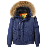 SHOPMOCHO Winter Cotton Thick Pilot Jackets for Men Casual Hooded Loose Coats Baseball Jacket Men's Jackets