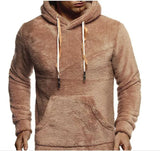 SHOPMOCHO Embroidered men's hoodie casual and personalized hoodie fashionable long sleeved top for men