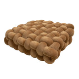 SHOPMOCHO Square Knot Stuffed Cushion Nordic Aesthetic Pillow Decorative Plush Pillow Office Sleeping Floor Windowsill Back Cushion Decor