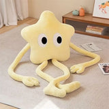 SHOPMOCHO Pink Star Flower Pillow 160cm Stuffed Cute Giant Long-legged Sofa Gift Birthday Cushion Plush