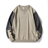 New Men's Casual Sweatshirt Hoodie Men Harajuku Streetwear Pullover Male Patchwork Loose O-Neck Fashion Hip Hop Hoodies