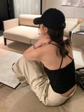 SHOPMOCHO Y2k Aesthetic Lace Jacquard Women's Cardigan + Black Tank Top Harajuku Vintage 2set Japanese Grunge Fashion Pull Femme Mujer