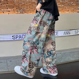 Shopmocho Child Pants 2025 New Spring Boys Trousers Teenager Autumn Fashion Clothing Kids Wide-legged Trousers Boy Letter Loose Pants