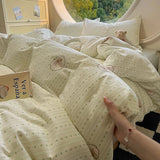 SHOPMOCHO Floral Style Duvet Cover Soft Quilt Cover Single/Double/Queen Size Comforter Covers Girls Room Bedding (Pillowcase Need Order)