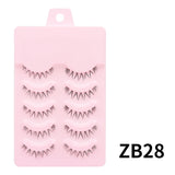 Shopmocho New Manga Lashes Soft Natural Eyelashes Thick False Eyelashes Manga Eyelashes Daily Dating Makeup Eyelashes Lashes Wispy