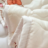 SHOPMOCHO 1pc Thicken Anti-mite Fitted Sheet With Elastic Band Non Slip Adjustable Mattress Cover For Double/Queen/King Bed 침대커버 Bed Cover