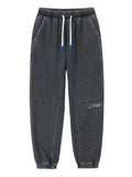 SHOPMOCHO Spring Summer Men's Cargo Jeans Slight Stretch Cotton Denim Jogger Pants Black Blue Streetwear Baggy Jeans