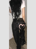 SHOPMOCHO 2025 Autumn Winter Women's Denim Jeans Y2K Wide Fit Baggy Jeans Grunge Harajuku Cowboy New In Pants Korean Mom Jeans Punk Retro