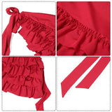 SHOPMOCHO Embroidered Flower Lace Mini Skirt Irregular See Through Ruched Skirts Lace-up Design High Waist Pleated Skirts