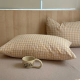 SHOPMOCHO 100 Cotton Pillowcase 2 PCS Colorful Stripe Pillow Case Bedding Black Pillow Cover Envelope Pillow Case Cover Nordic Sling