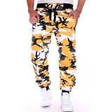 Shopmocho Pantalon de survêtement de course pour hommes, Camouflage, élastique, Cargo, cordon de serrage, multi-poches, bas décontracté, survêtement, nouvelle collection 2025